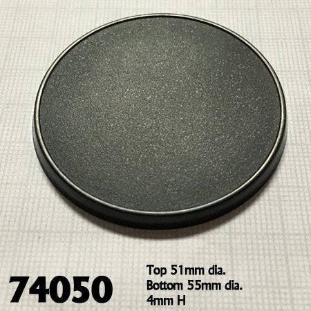 Bones 55mm Round Gaming Base (10)